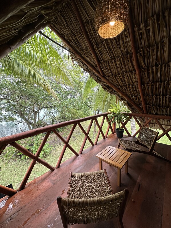 Cabane | Vue depuis le balcon