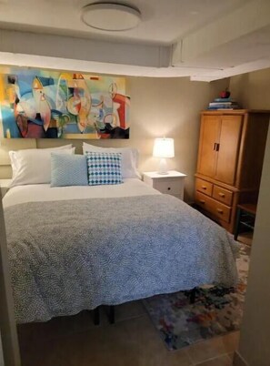 1 chambre, bureau, Wi-Fi, draps fournis