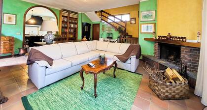 Cozy house surrounded by nature with important panoramic view