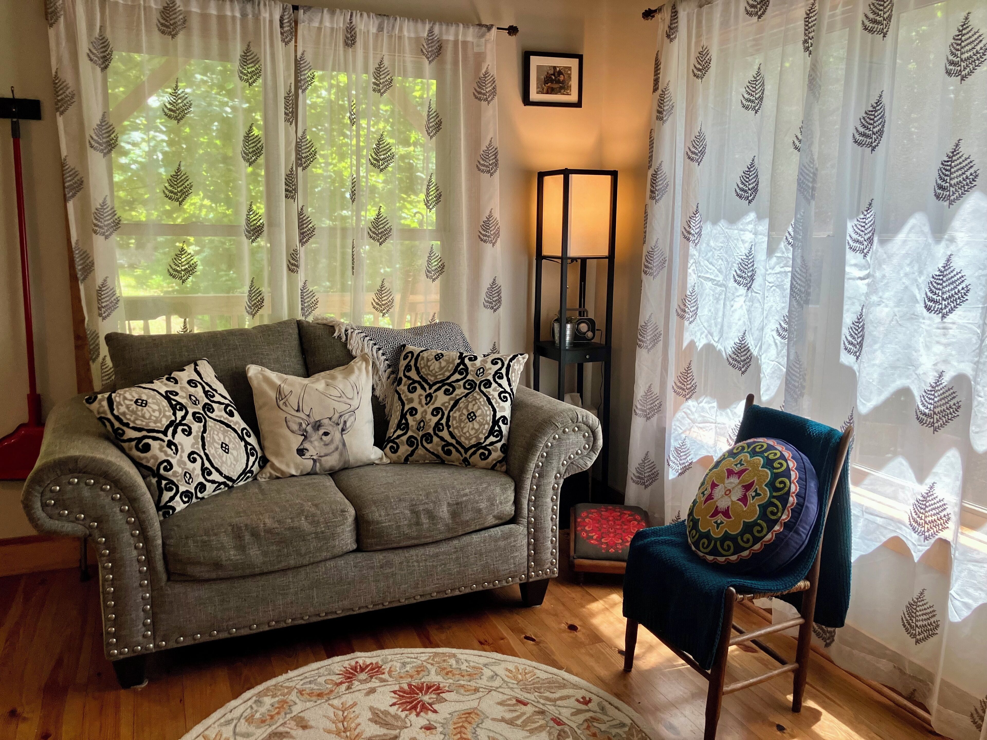 TV, DVD player, books