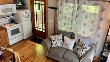 TV, DVD player, books