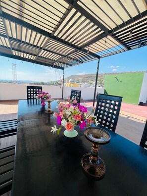 Terrace/patio - La Fundición Hotel (Tecamachalco)