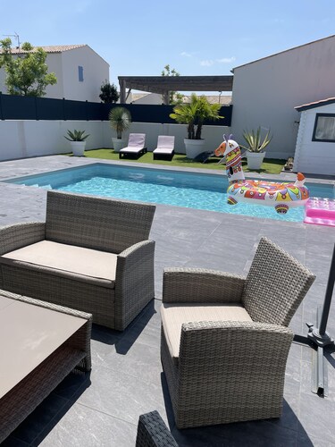 Maison dompierre sur mer  5 personnes avec piscine 5mn de La Rochelle