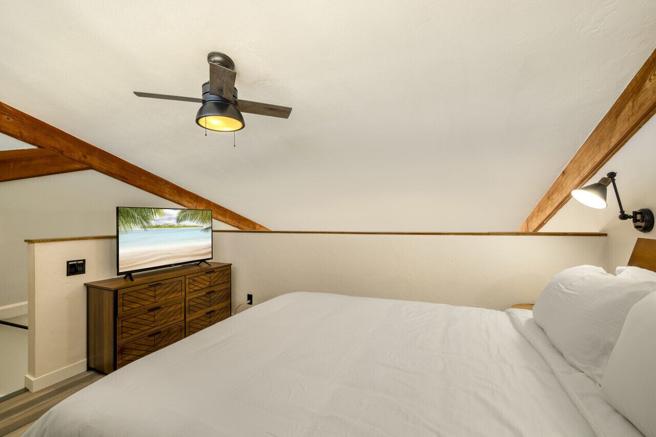 1 bedroom, iron/ironing board, travel crib, WiFi (free)