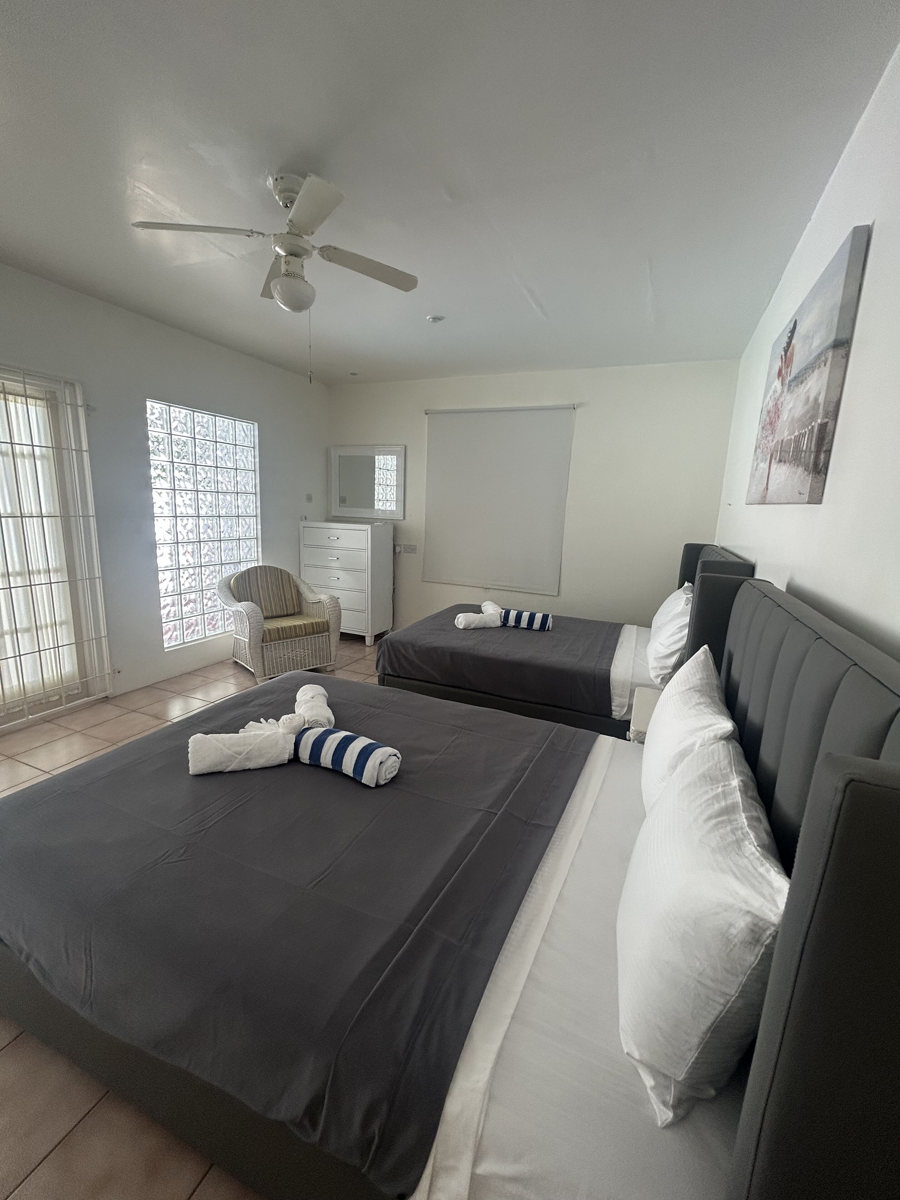 2 室のベッドルーム、WiFi、車椅子でアクセスできる設備