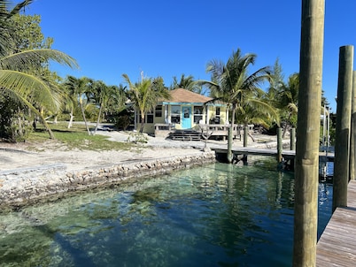 Big Yellow House with Dock on Deep Water Canal and Dock Power Available