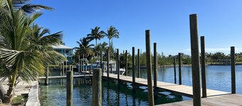 Big Yellow House with Dock on Deep Water Canal and Dock Power Available