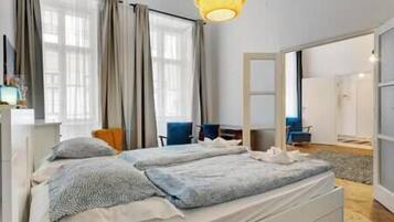 1 chambre, bureau, Wi-Fi, literie fournie
