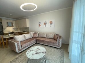 City Apartment | Living area - Brand New City Center Apartment (Durrës)