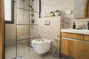 Towels, soap, toilet paper
