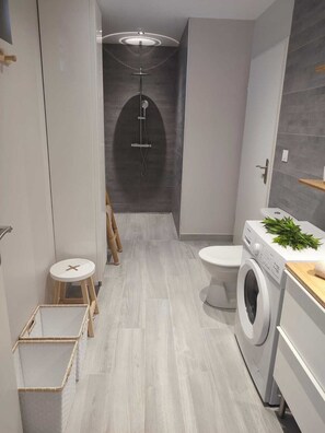 Shower, hair dryer, towels, toilet paper - Archipel Maïméo - Bungalow Raïmiti (Saint-François)