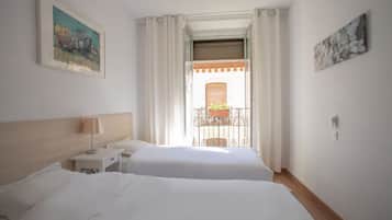 Basic Double or Twin Room, Balcony, City View | Premium bedding, bed sheets
