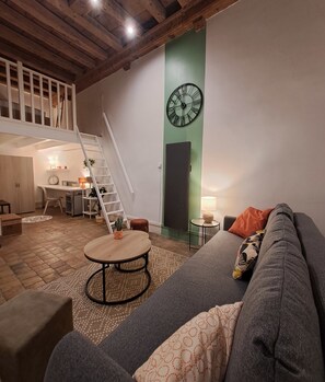 TV - Spacious studio, completely renovated, right in the city center. (Lyon)