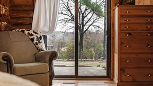 Interior - Rustic Cabin with Modern Comfort – The Cuddly Cow in Rudy, AR (Rudy)