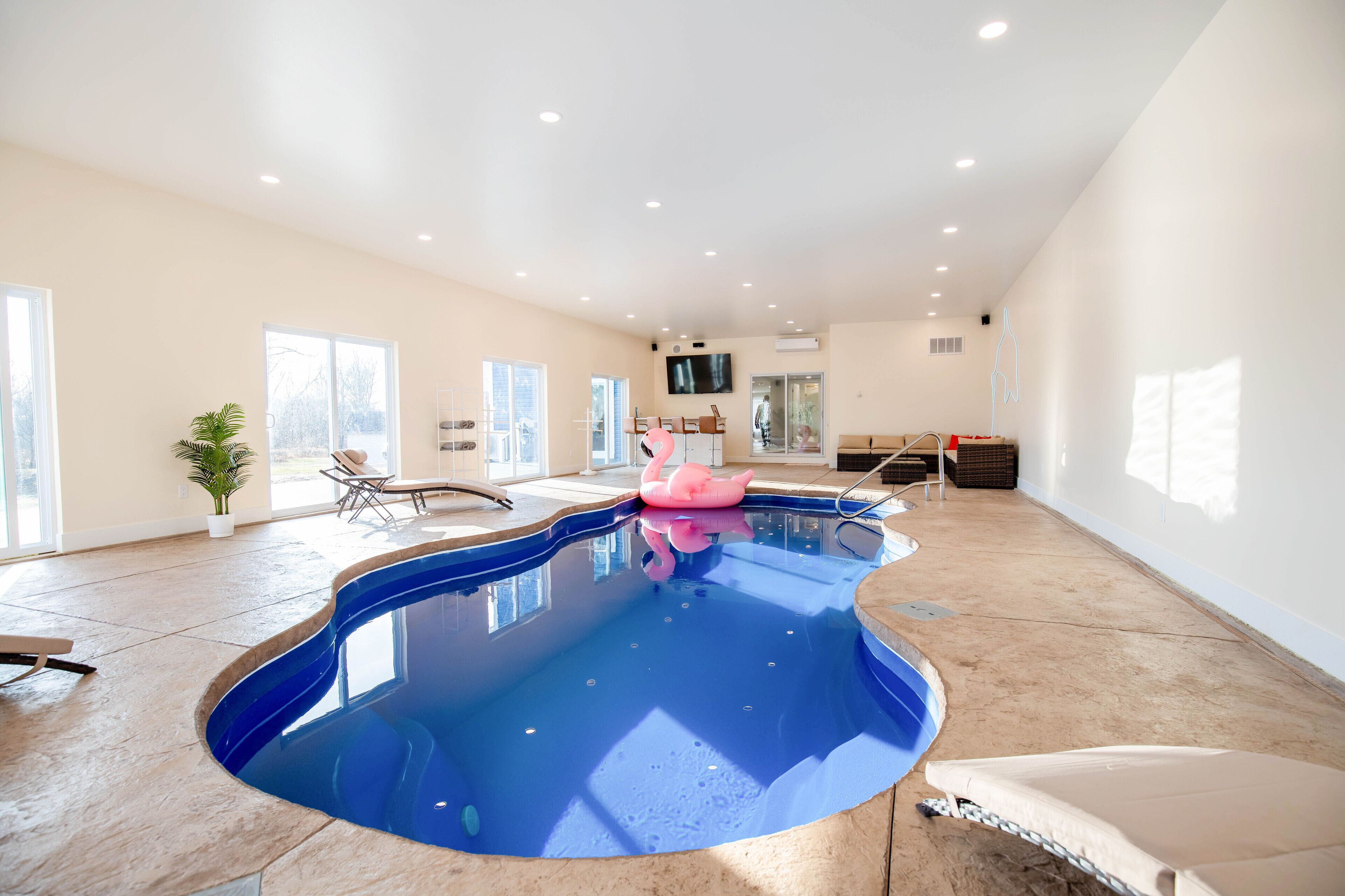 PRIVATE INDOOR HEATED POOL 