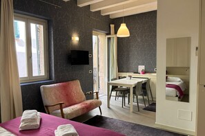 1 bedroom, iron/ironing board, bed sheets