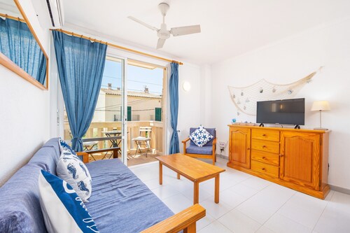 Ferienwohnung 'Can Vidal Formentera' mit privatem Balkon, strandnah (Tourismusabgaben inkl.)