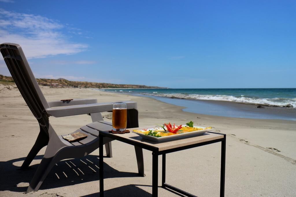 Vue sur la plage/l’océan