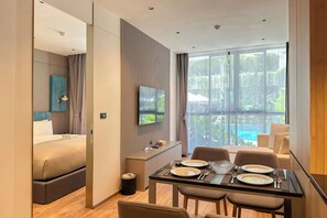 Coffres-forts dans les chambres, rideaux occultants