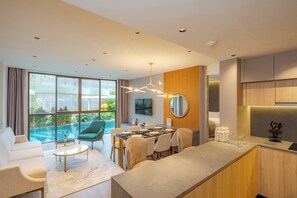 La Green Suite - 3 Bedrooms Pool Access | วิวจากห้องพัก