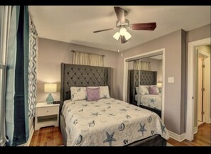 4 soverom, strykejern/-brett, reiseseng for barn og wi-fi