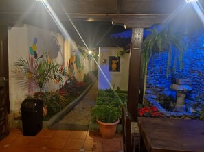 Interior entrance