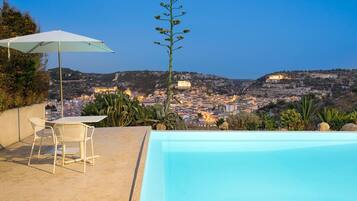 Una piscina riscaldata