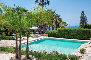 Pool - Stunning private villa for 10 guests with private pool, WIFI, A/C, TV and terrace (Syracuse)