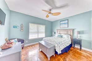 2 bedrooms, iron/ironing board, free WiFi, bed sheets
