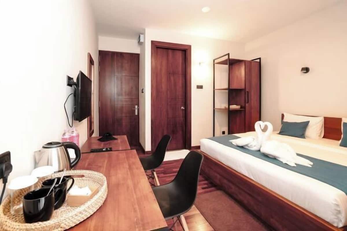 1 quarto, individualmente decorados, individualmente mobiliados