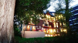 A modern building with a sign reading "Bulwark." - Hotel Bulwark (Nuwara Eliya)