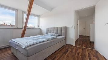 1 Schlafzimmer, Bügeleisen/Bügelbrett, kostenloses WLAN, Bettwäsche