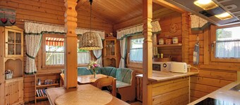 Holiday Home 'Haus Cürsgen - Blockhaus Jana' with Private Terrace and Wi-Fi