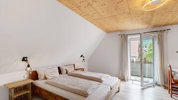 2 makuuhuonetta, silitysrauta/-lauta, ilmainen Wi-Fi, vuodevaatteet