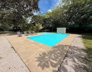 Outdoor pool - Jungle Cabin with Private Pool • Near Sámara (Caimital)