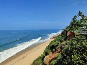 Playa privada, arena blanca