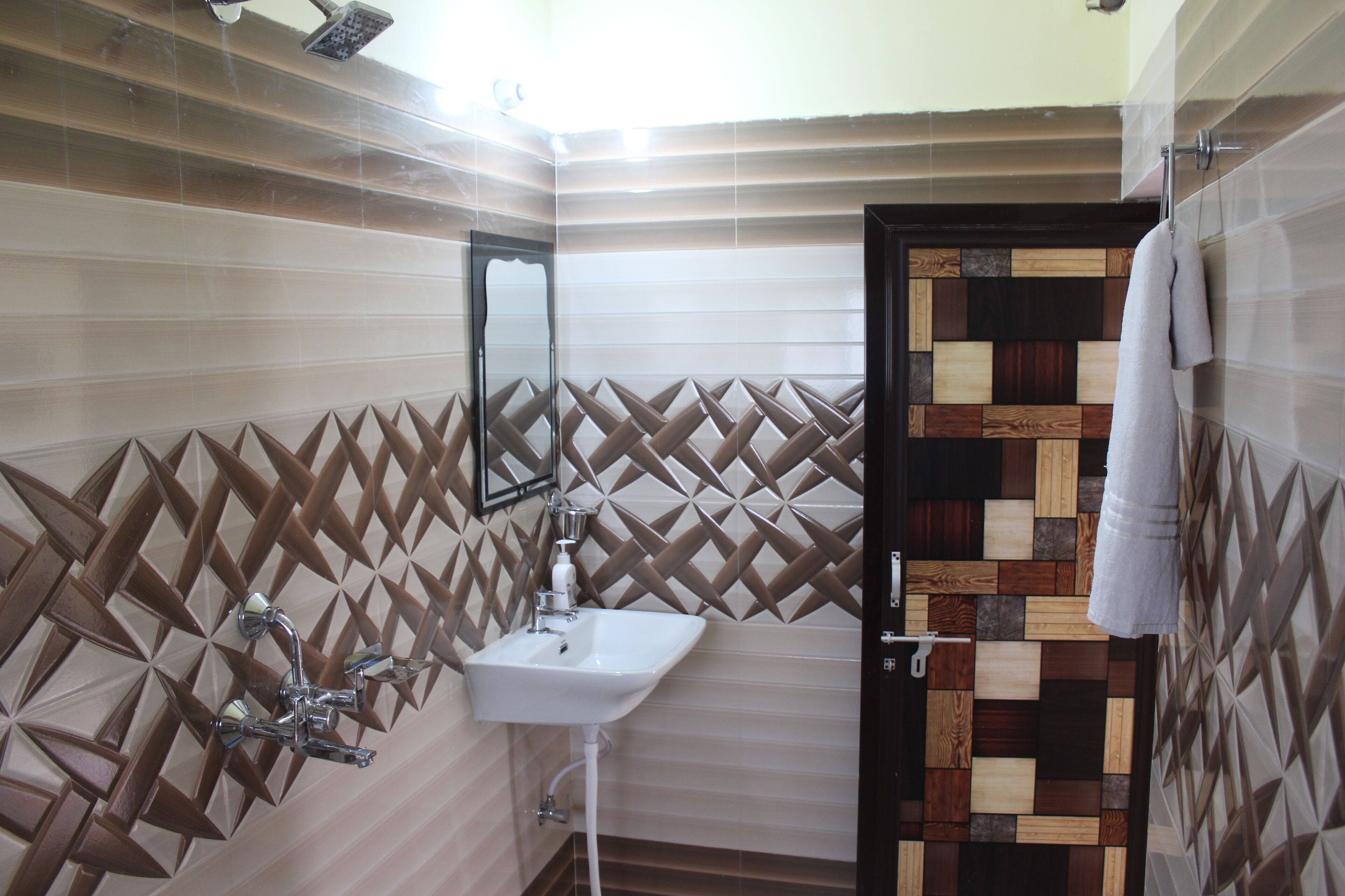 Towels, soap, toilet paper