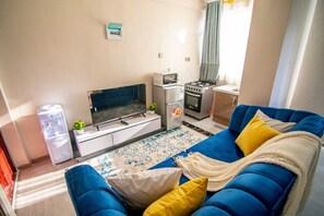 Business-Studio | Wohnbereich | 24-Zoll-Fernseher mit Digitalempfang