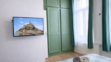 家庭公寓 | 4 間臥室、熨斗/熨衣板、免費搖籃/嬰兒床、免費無線上網