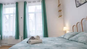 Familienapartment | 4 Schlafzimmer, Bügeleisen/Bügelbrett, kostenlose Babybetten
