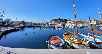 Studio sur le Port, vue mer Panoramique