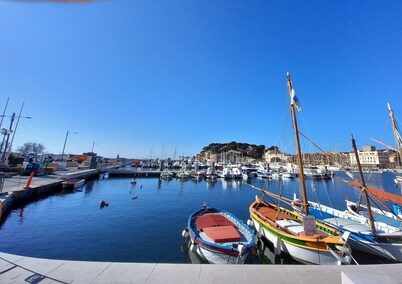 Studio sur le Port, vue mer Panoramique