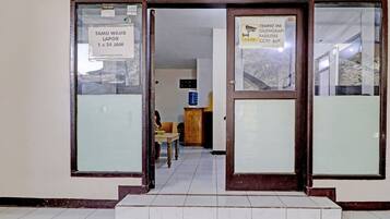 Interior entrance