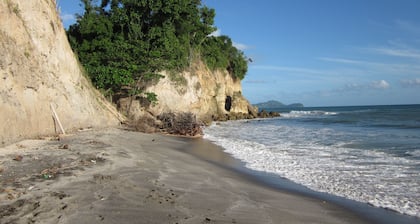 Frangipani Cottage at Balenbouche Estate, on 70 acres of beachfront property