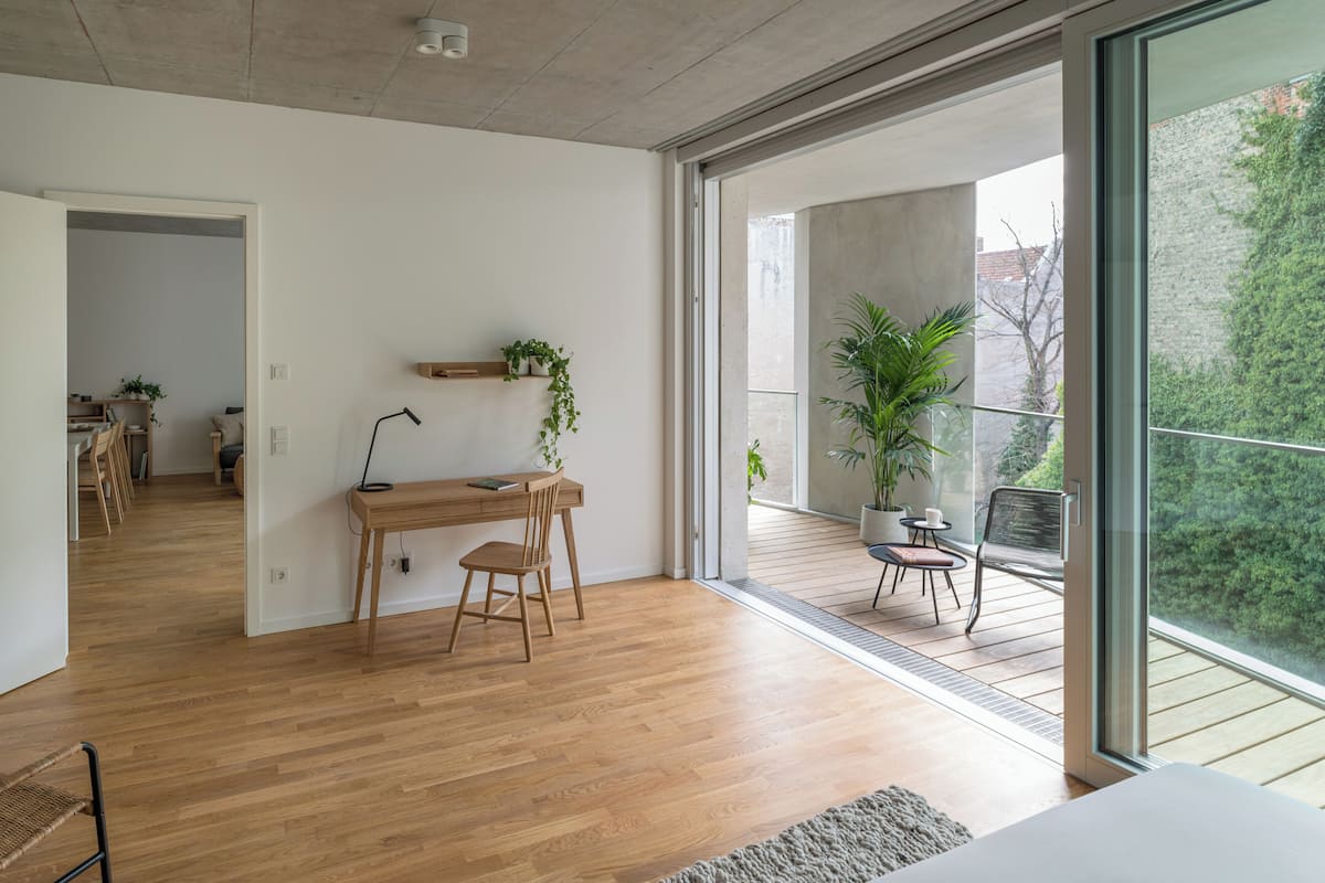 Garden Loft 80 | 1 slaapkamer, lakens van Egyptisch katoen, luxe beddengoed