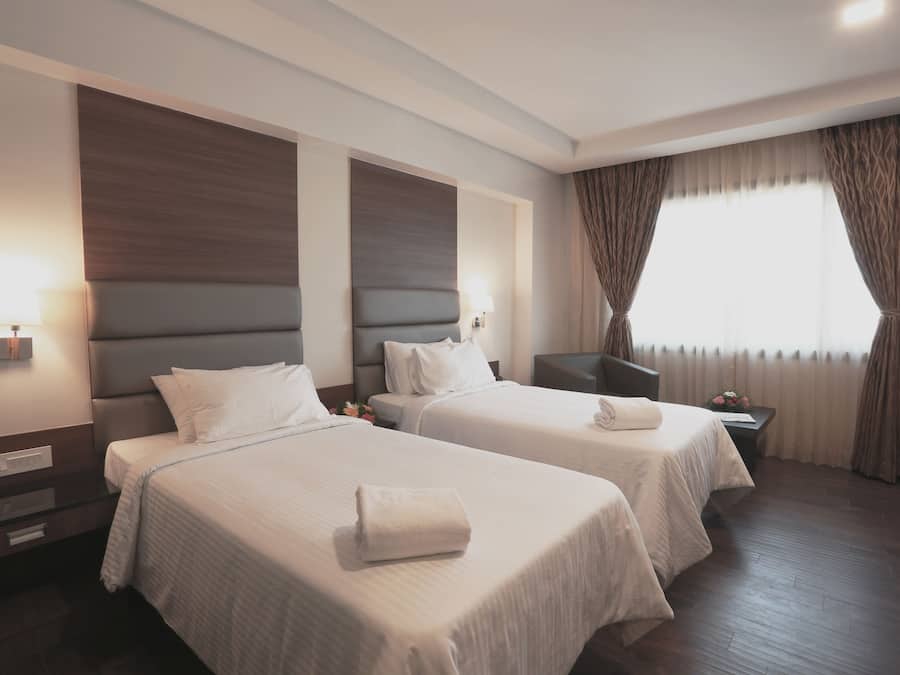 Citrus Room | 1 soverom, sengetøy av topp kvalitet, safe på rommet og skrivebord