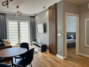 Departamento, 1 habitación, balcón | Sala de estar