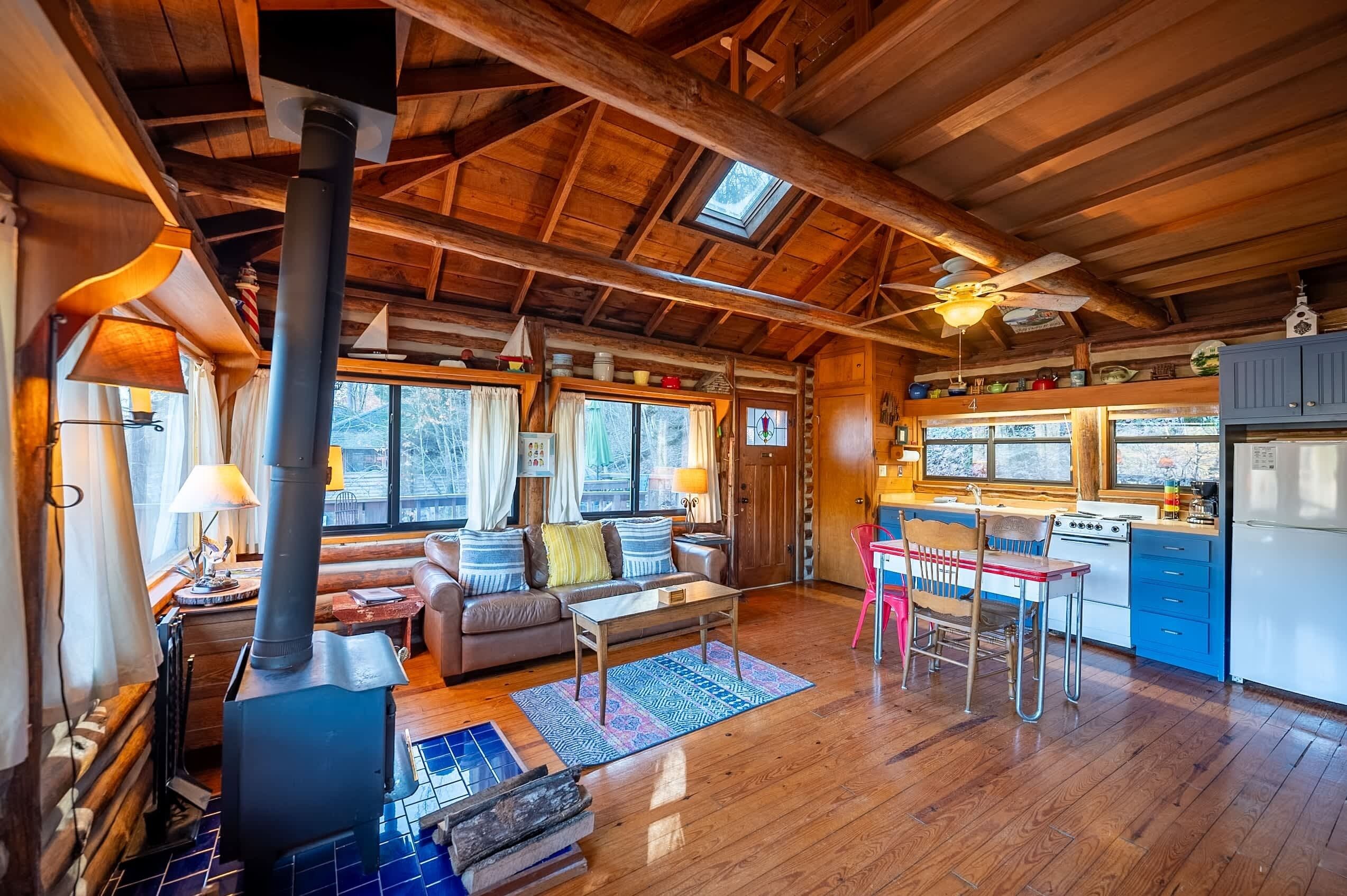 電視、壁爐、DVD 播放機