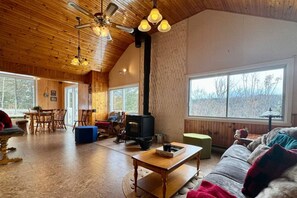 Fernseher, Kamin, DVD-Player, Arbeitsbereiche