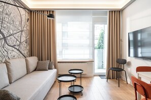 Leilighet | Allergitestet sengetøy, strykejern/-brett og wi-fi (inkludert)